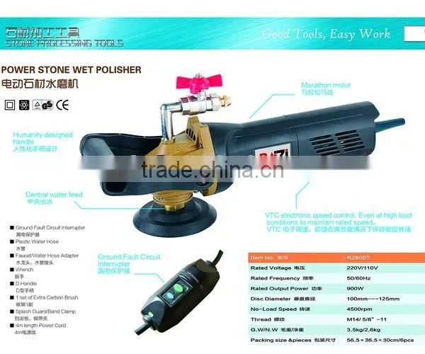4 Inch Flexible Resin Diamond Granite Polishing Pads