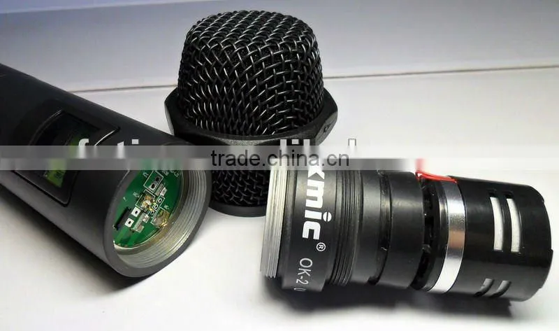 OK-92 Dual Channels/UHF PLL 32/99 channels wireless microphone