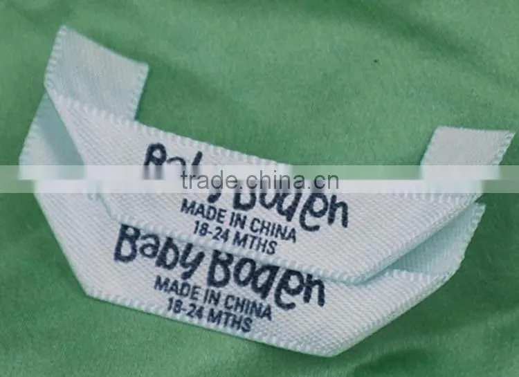 Made in china First Grade screen printed coat size label