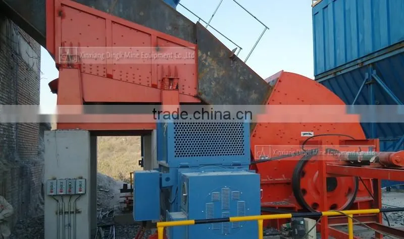 Electrical stone vibrating grizzly feeder for mining