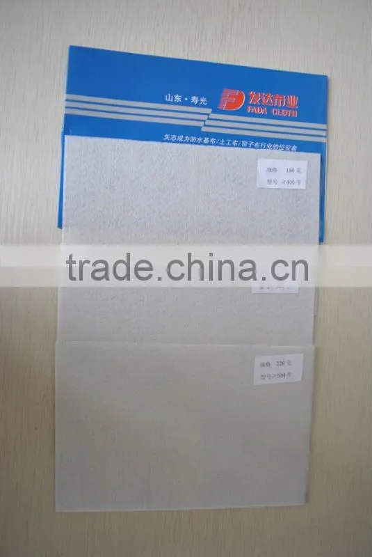 nonwoven polyester needle punched felt for bitumen