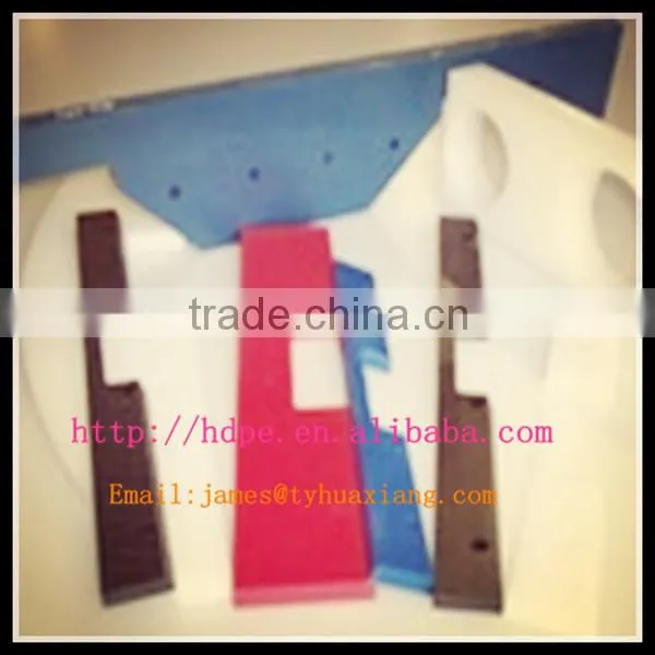 HIGH quality Plastic Round Type Drag Conveyor Flight UHMWPE parts