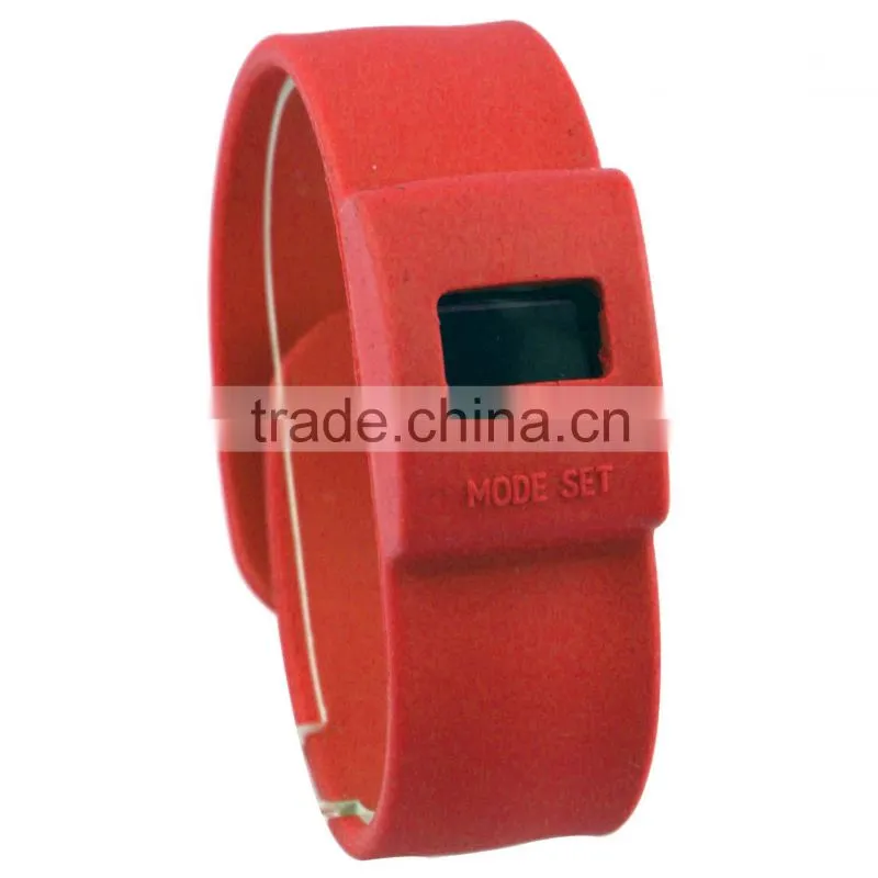 LP1141B_RD China factory digital movement silicone strap lcd kids watches