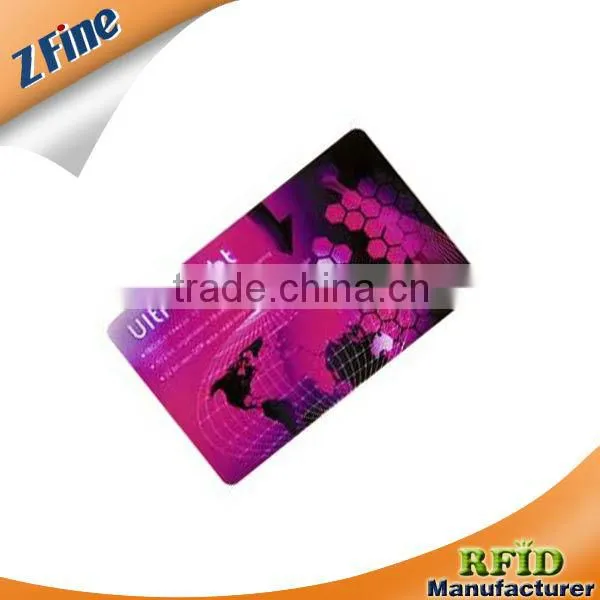 HOT!!!13.56mhz PVC IC card i/ hotel room key card ShenZhen