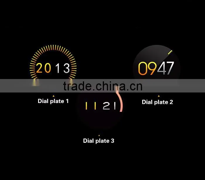 china cheap smart watch phone with round panel/heart rate watch phone