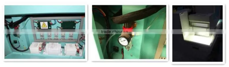 uv hybrid printer for glass, ceramic, acrylic, leather, film, pvc, vinyl, wallpaper
