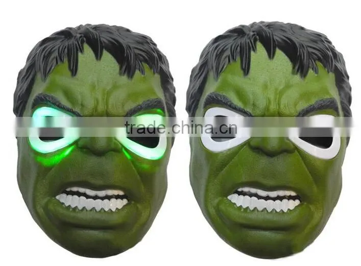 The party supplies Animation festival light iron man mask led spider-man light ultraman mask