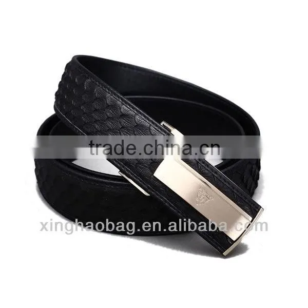 Alibaba china genuine python leather belt men