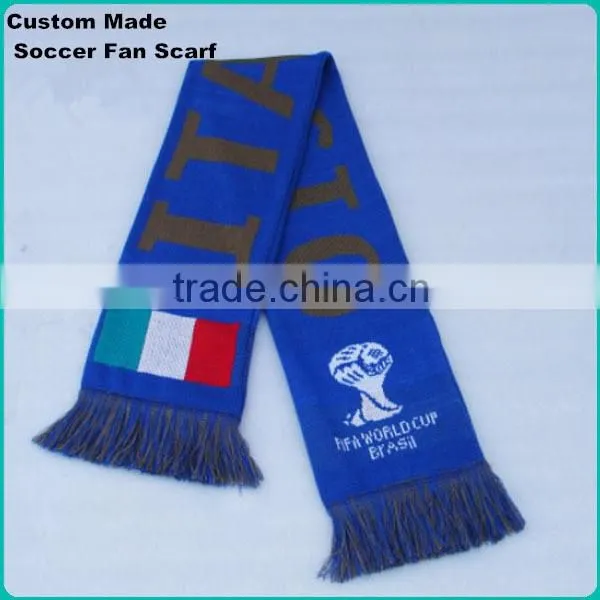 Custom Made Soccer Fans Scarf for Team
