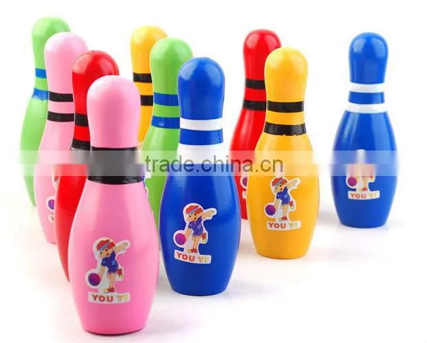 Children's educational toys,wooden Bowling game,sports toys for children