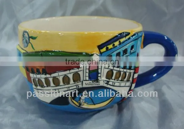 City Feature Ceramic Souvenir Handle Mug