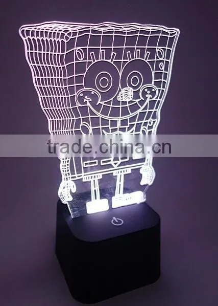 Animal Shaped Touching LED Light 3D Effect Mood Light