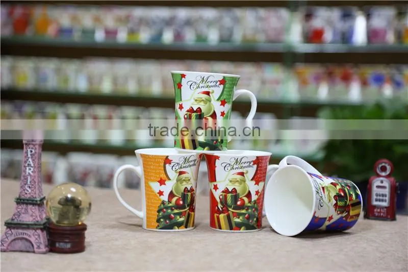 Cheap 12oz walmart porcelain coffee mugs for christams