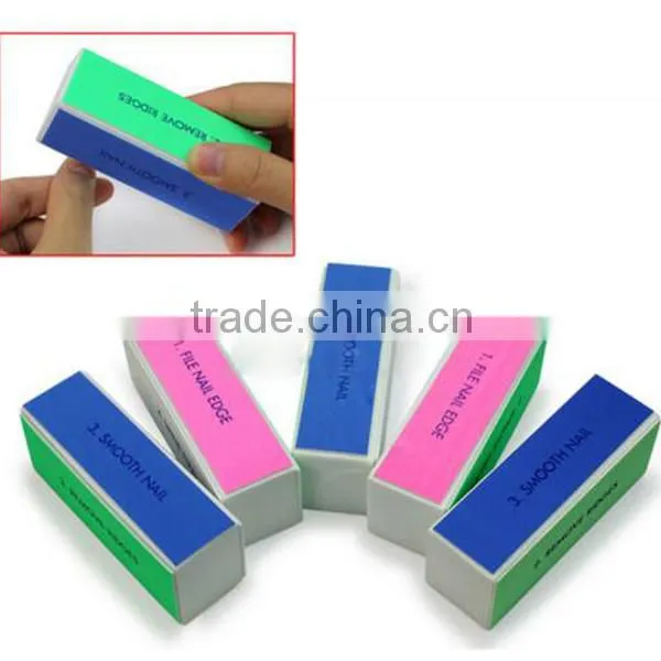 Hot Nail Art Manicure 4 Way Shiner Buffer Buffing Block Sanding File