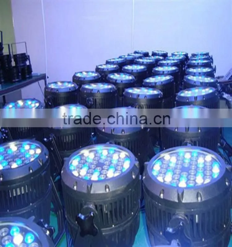 54x3w Waterproof outdoor Par 64 LED RGBW Effect light DMX512 Disco DJ Stage Lighting