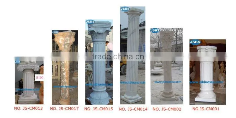 Carved Stone Square Prop Pillar