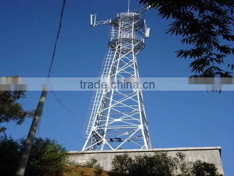 Good service Type of steel towers, supporting steel lattice towers, mobile towers