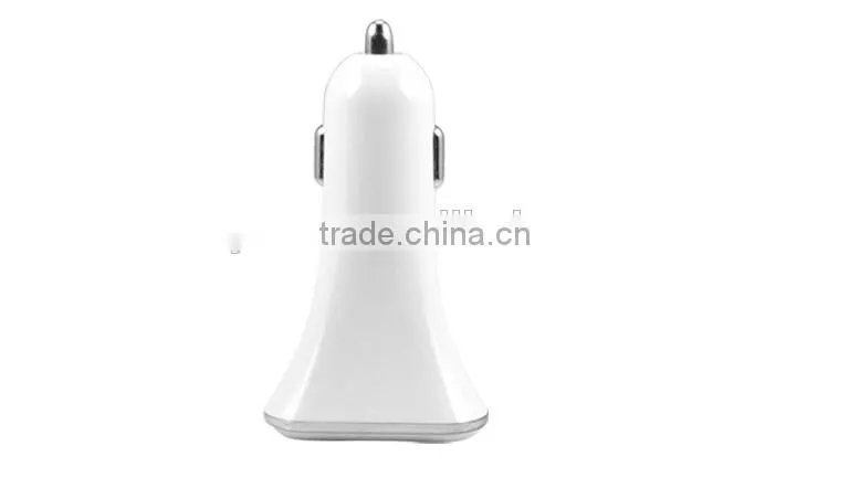 Three USB Port Quick Charge Car Charger For Smart Phones And Tablets With Good Quality And Durability Use