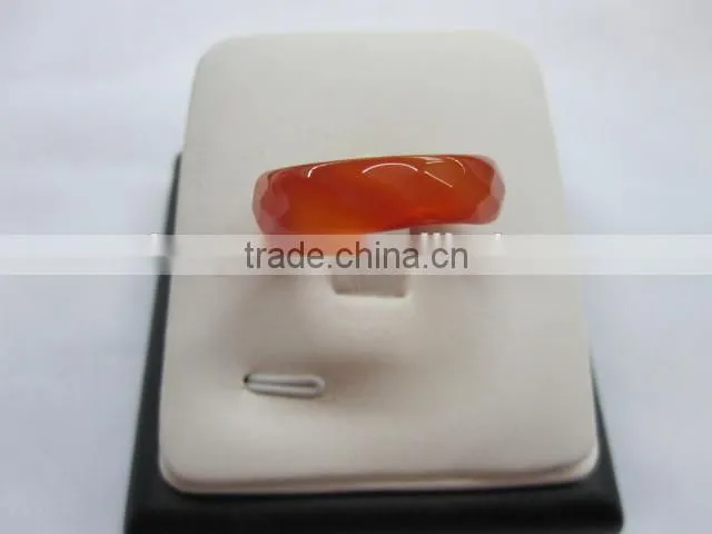 Mixed Different Fashion Style of Gemstones Rings Various Shape Gift Box