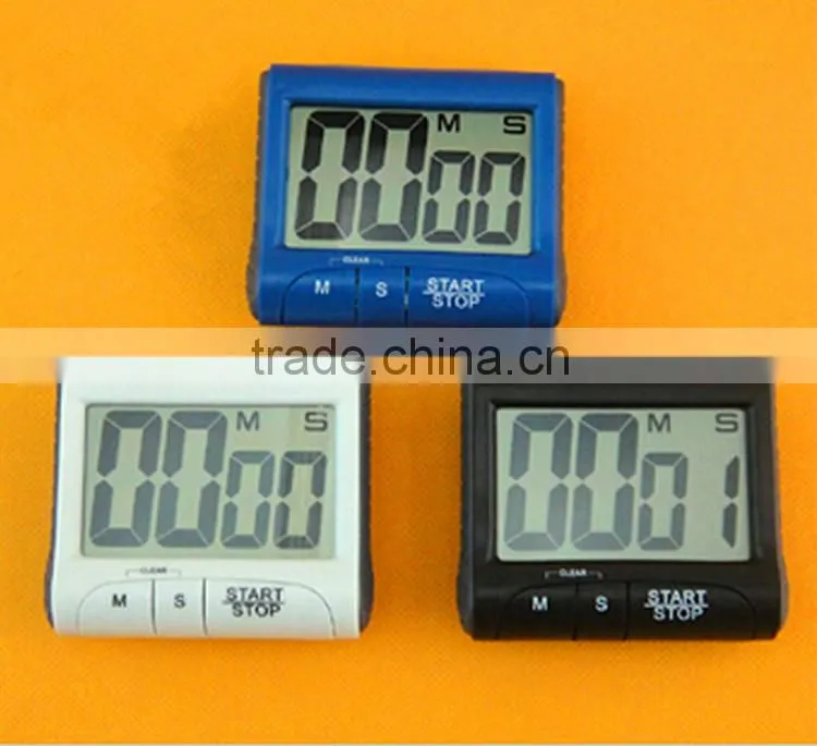 Multi-functional Universal 1-99 Mins Countdown /Up Large Display Digital Battery Power Timer Switch with Standing Clip Magnet