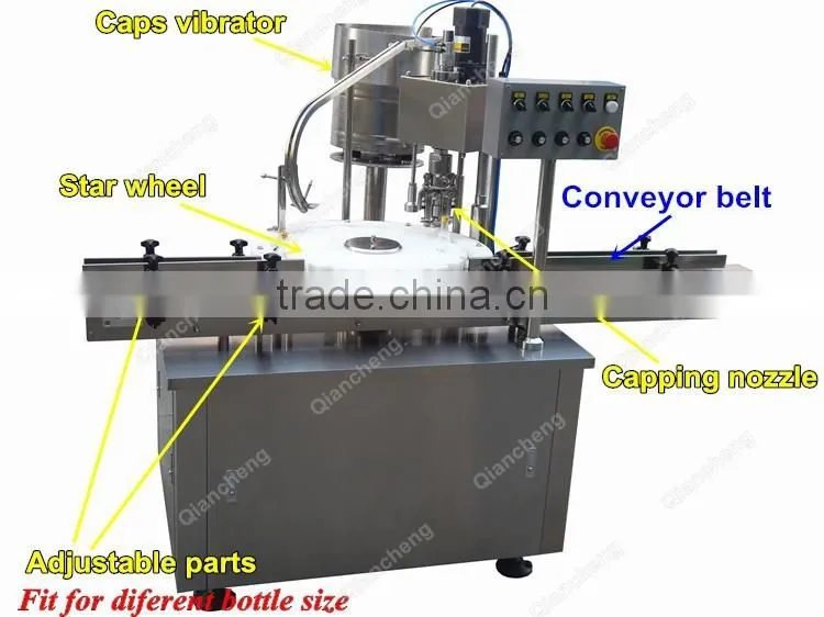 Factory price automatic belt capping machines,capping machine for glass jars
