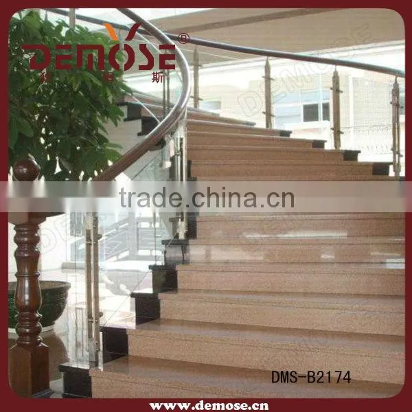 Interior Railing for Steps with Wood Handrail