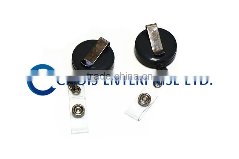 Custom Single Side Logo Retractable Badge Reel, High Quality