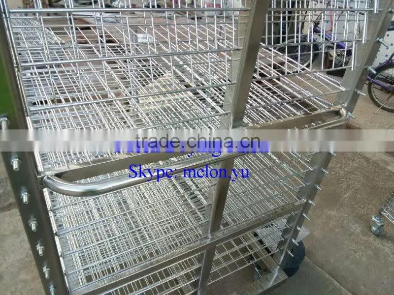 High Quality 15 Lever Chrome Mesh Drying Rack