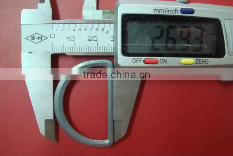 2013 D-ring metal zinc alloy buckle