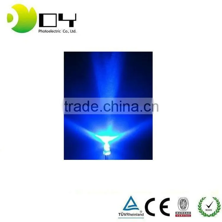 Made In China High Brightness 5mm LED diode oval round stawhat in many colors LED diode