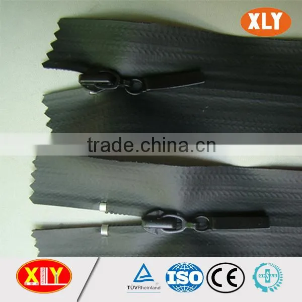 China XLY zipper #10 long chain PVC waterproof zipper