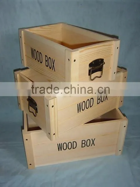 wooden handmade high quality outdoor wooden flower planter pot trays