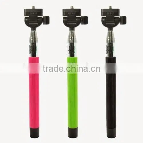 Wireless mobile phone monopod