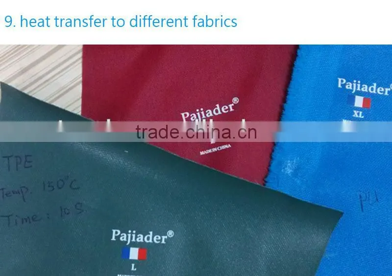 TPU Hotmelt adhesive powders for heat tranfer printing