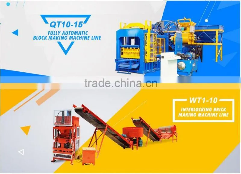 WANTE BRAND QT4-25 brick maching machinery building material machinery
