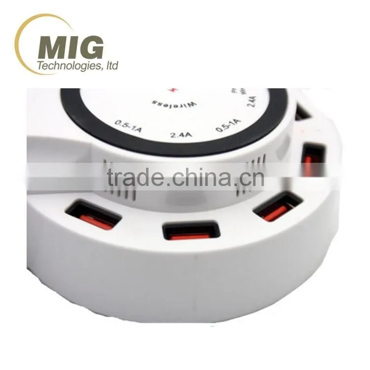 12A 8 USB ports Wireless phone charger For Samsung galaxy S6 For iphone 4/5/6/6s