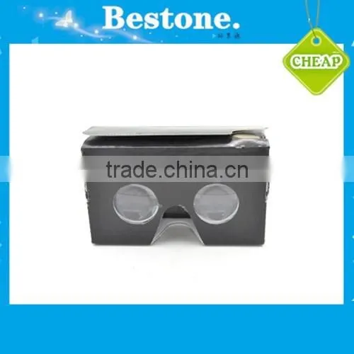 We are black plain google cardboard with head mounted 3D Inspired by version 2.0