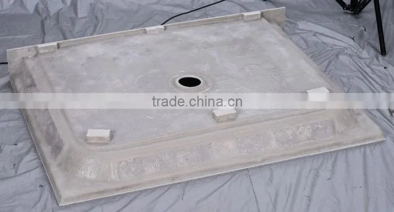 North America AUS market UPC/cUPC certified tile flange shower base, portable shower tray, 3 side aclove tile flange shower base
