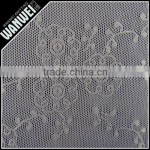Order flower designer elastic and bright nylon spandex lace fabric for fashion dress and skirts hot selling wholesale