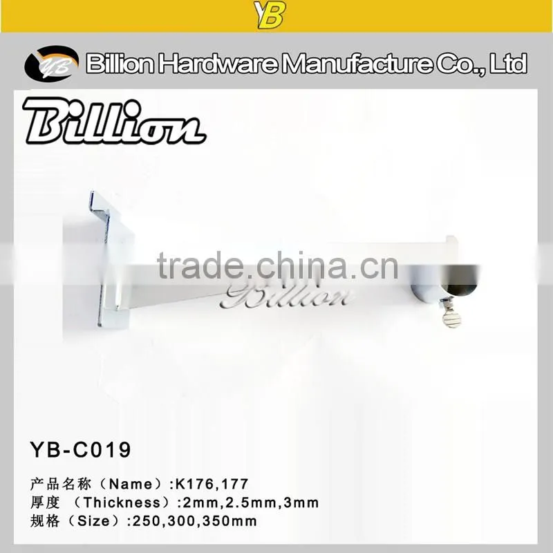 fashion factory slatwall pipe tray floating tray fancy tray pipe hanger