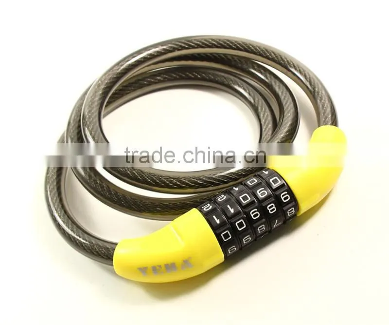 2016 High quality Anti-theft Code Combination Cable Lock