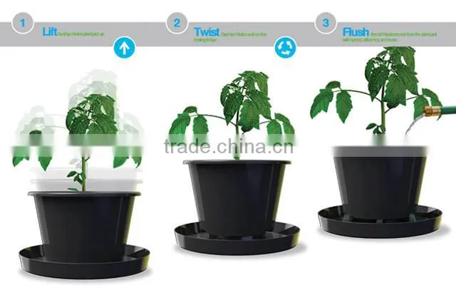 Hydroponic Soft Seeds Nutrition Nursery Plastic Plant Pot Gallon Flower Pot