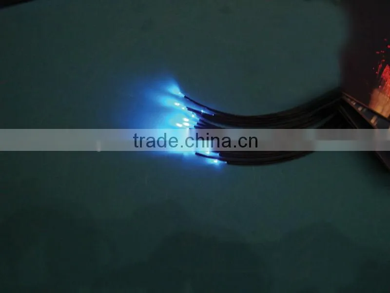 42 strands 0.75mm PMMA end glow multi core fiber optic light