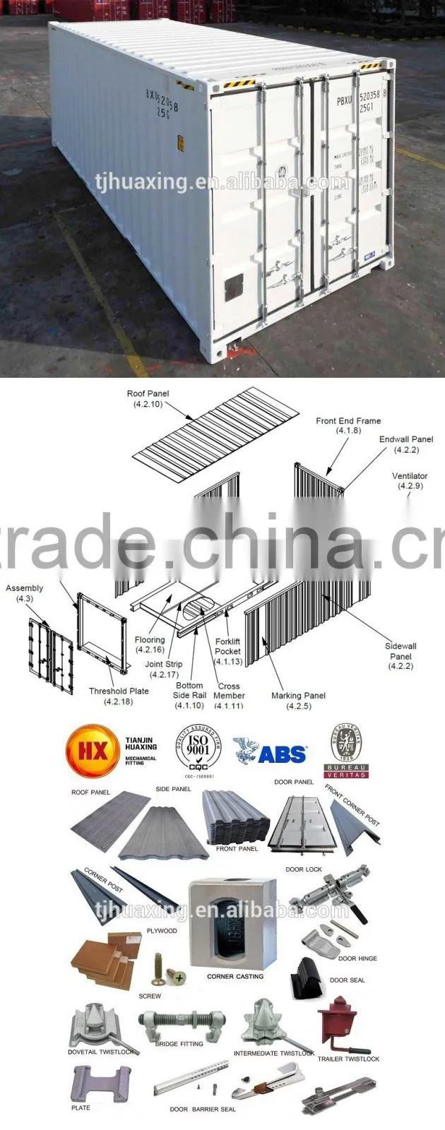 Container Twist Lock Trailer Parts Standard High Quality From JBHX Wholesale