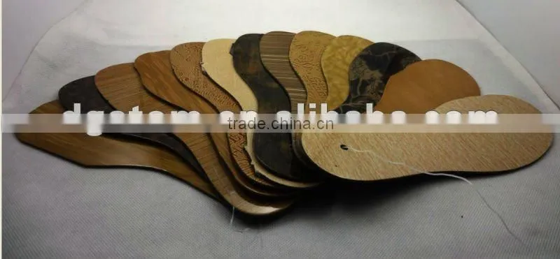 PVC leather rubber sole chemical sheet for shoes from Atom Shoes Material Limited