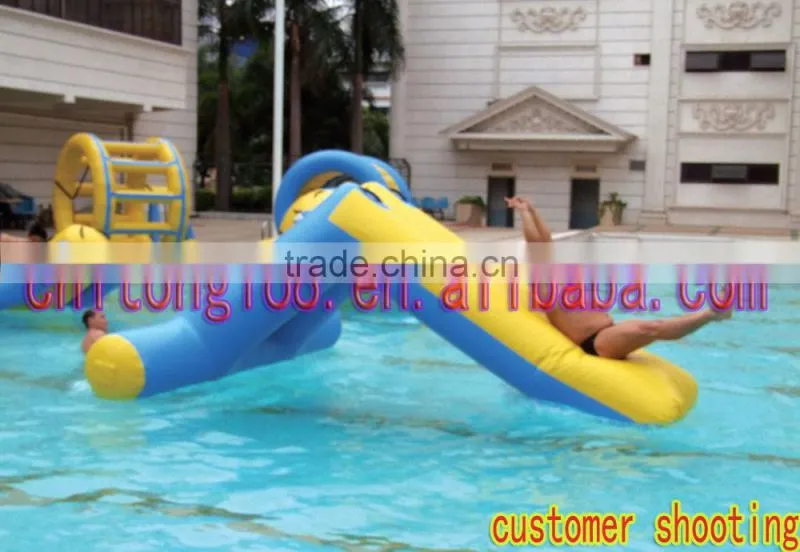 Giant Inflatable Floating PVC Slides For Sale /Water Slides For Kids And Adults