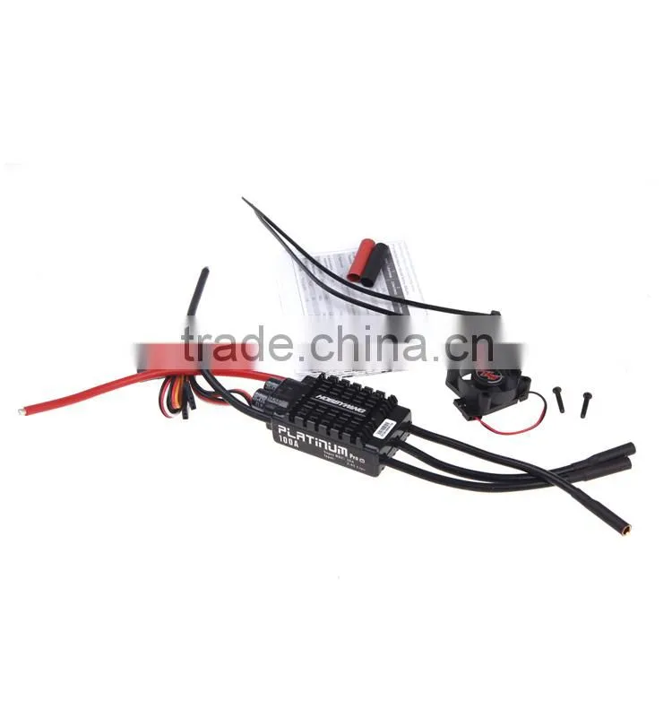 Original Hobbywing Platinum 100A V3 High Performance ESC for Align TREX 550 600 700 Helicopter Fixed Wing ESC