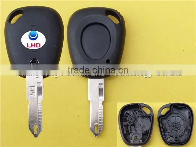 Cheap spare key 1 button remote car key for Renault car