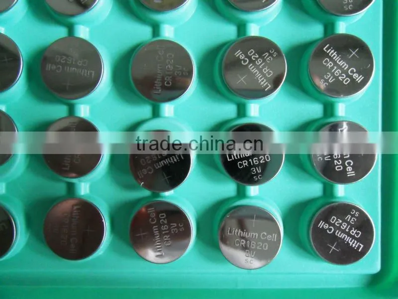 EUNICELL CR1620 LIR1620 BUTTON CELL BATTERY/3VOLT