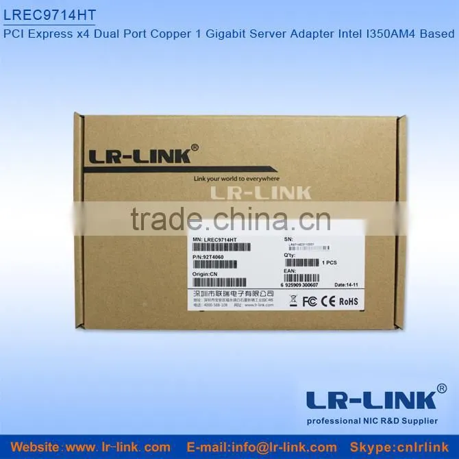 PCIe x1 Intel 82575 Dual port PCI Network Card